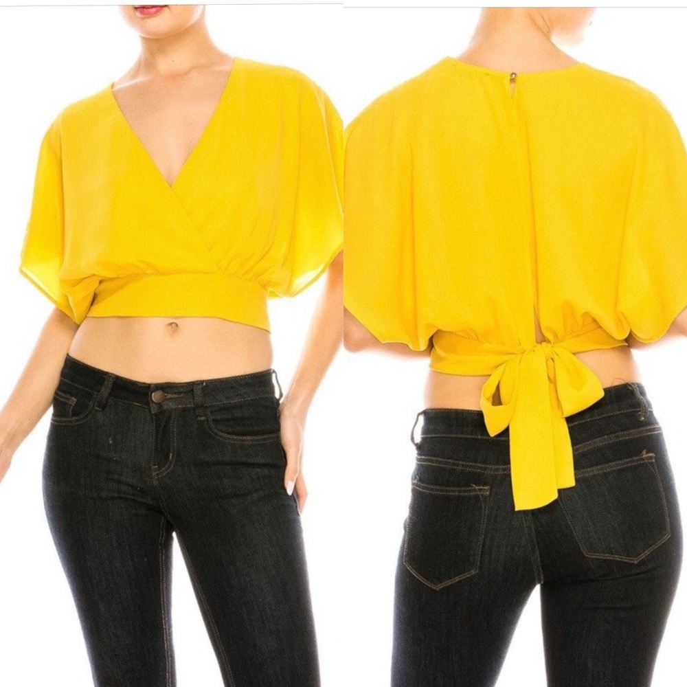 BEAUTIFUL JUNE TIE TOP! - Picture 2 of 5